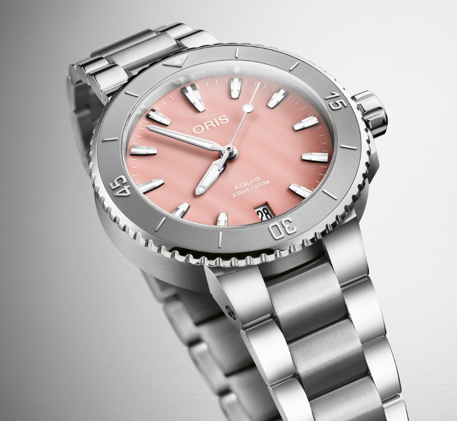 ORIS  Женские швейцарские часы, автоматический механизм, сталь, 36,5 мм